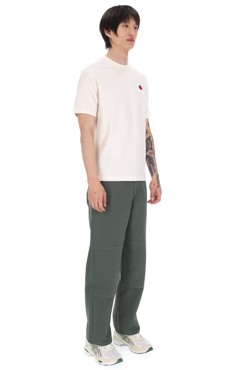 Kenzo Boke Flower Cotton Jersey T-Shirt Grijs
