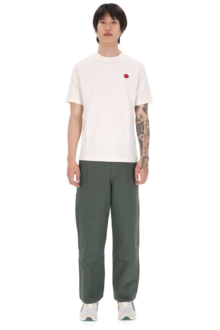 Kenzo Boke Flower Cotton Jersey T-Shirt Grijs