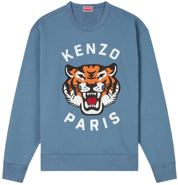 Kenzo Sweaters Blu Avio Blauw