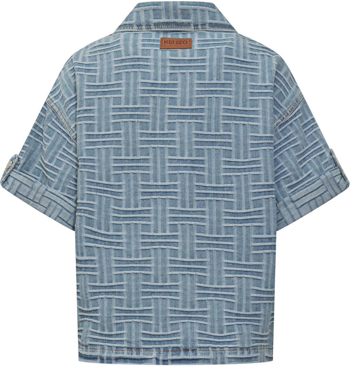 Kenzo Camicia Oversized Lichtblauw