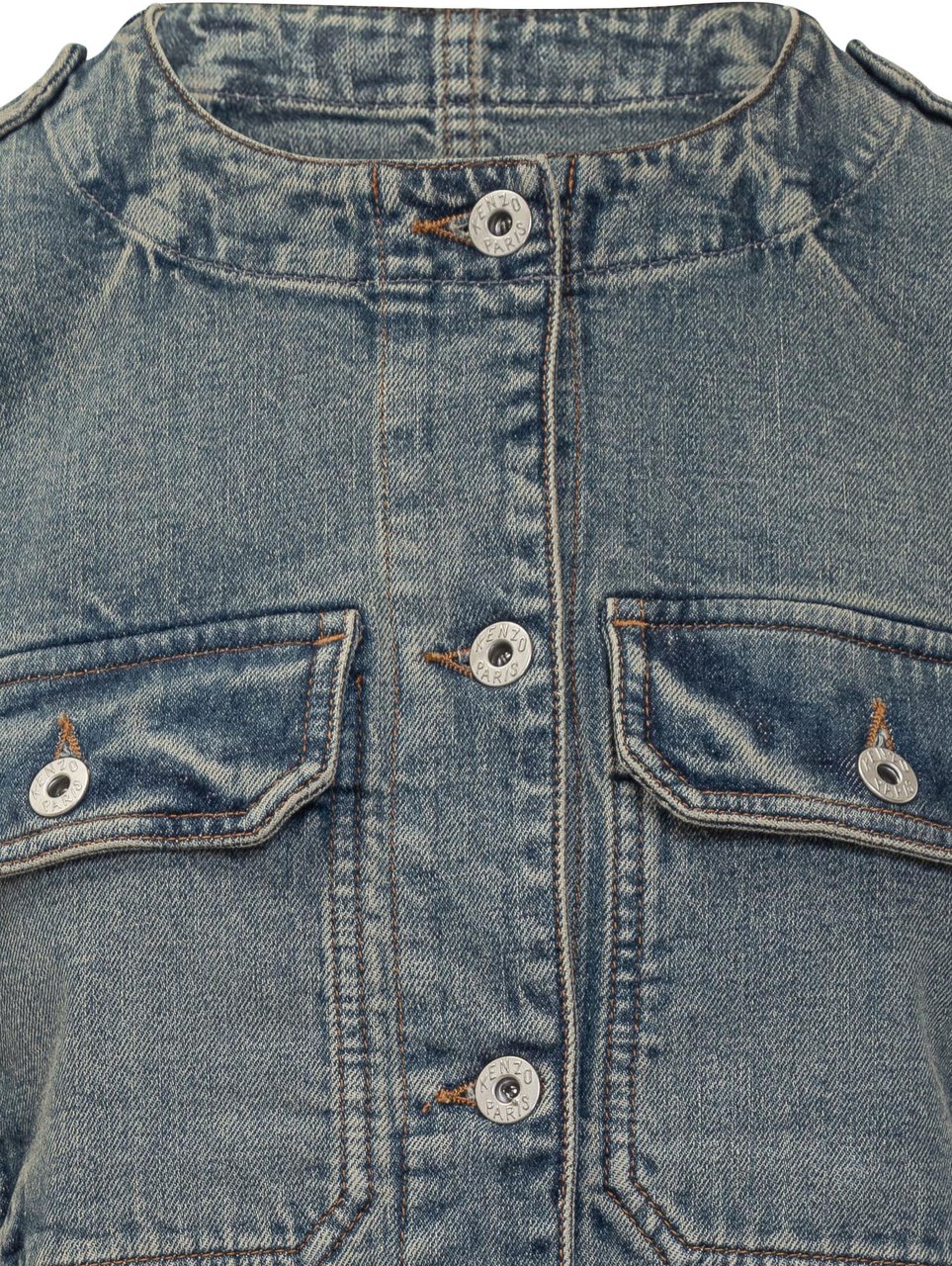 Kenzo Giubbino Denim Blauw