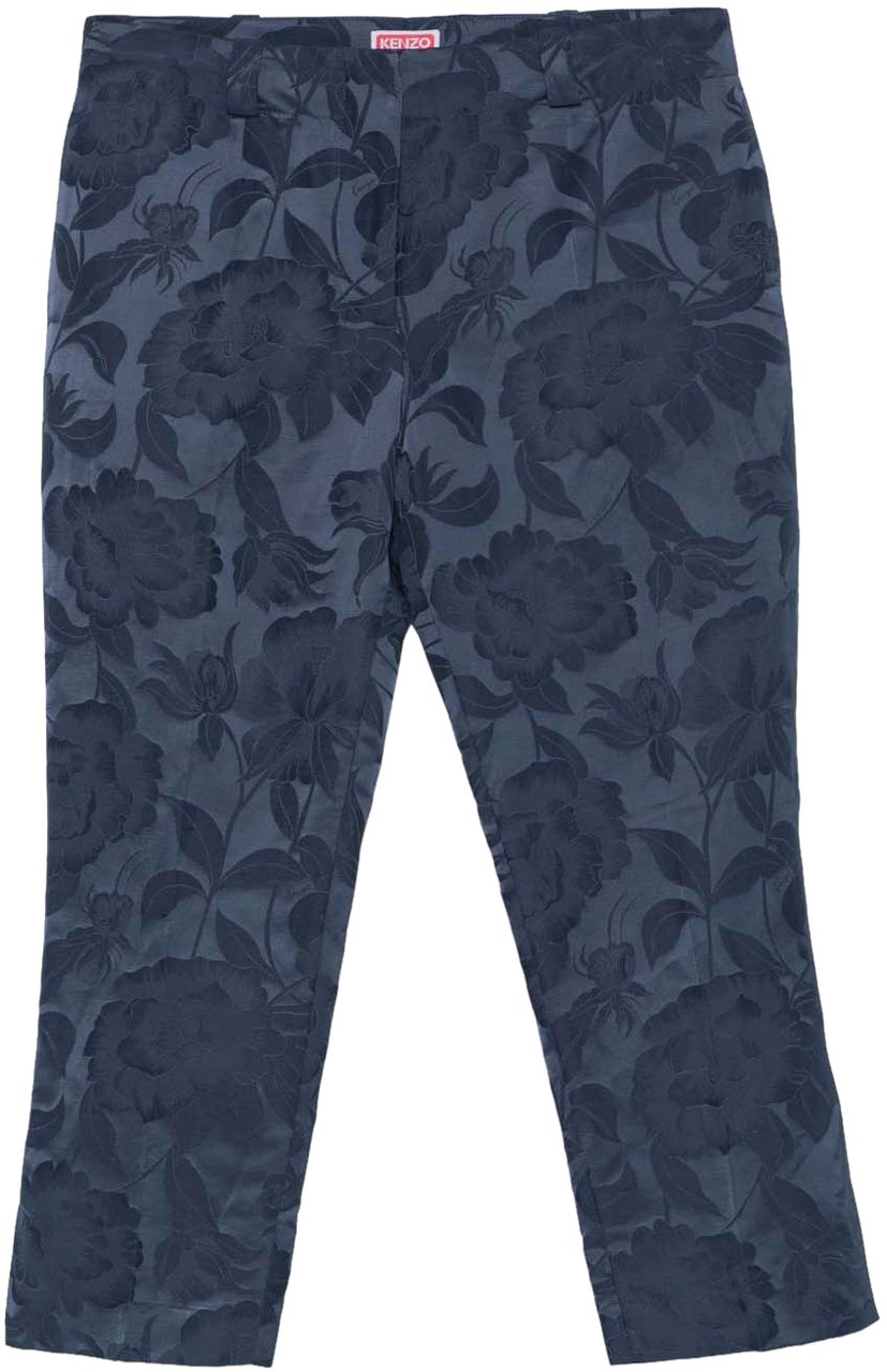Kenzo Trousers Blue Blauw