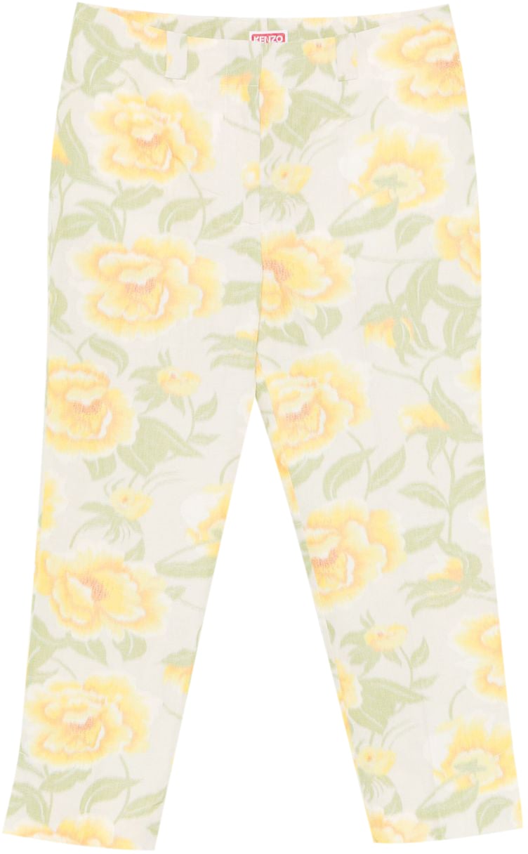 Kenzo Trousers White Wit