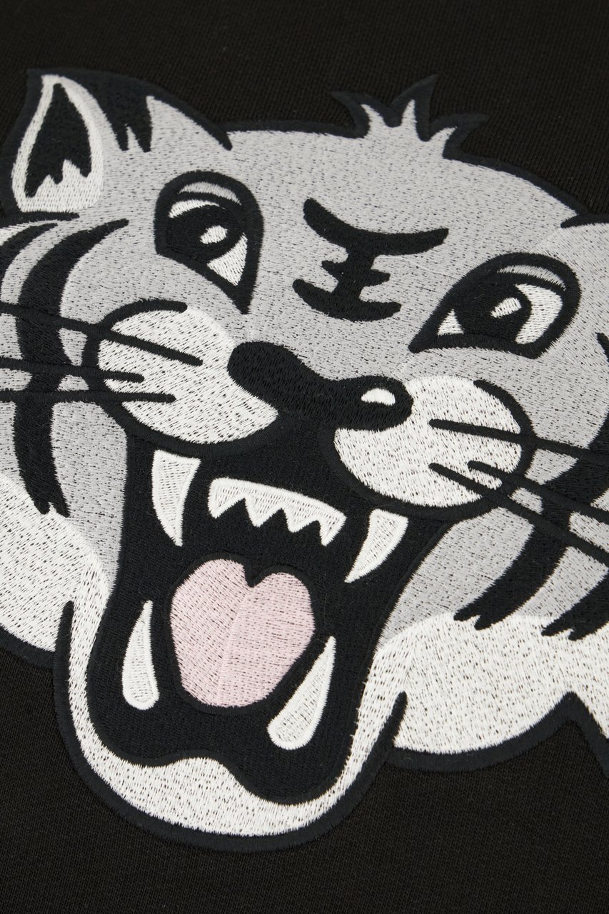 Kenzo Black cotton sweatshirt Zwart