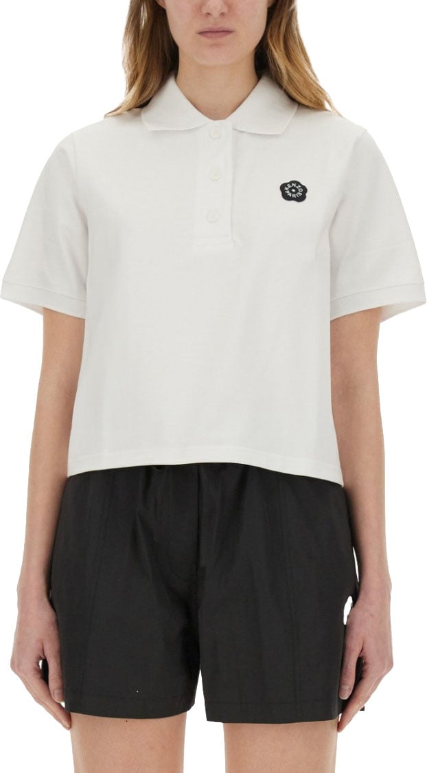 Kenzo "Boke Flower 20" Polo Shirt Wit