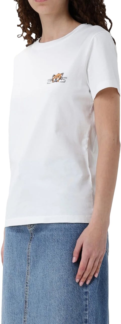 Kenzo Happy Tiger Logo T-shirt Wit