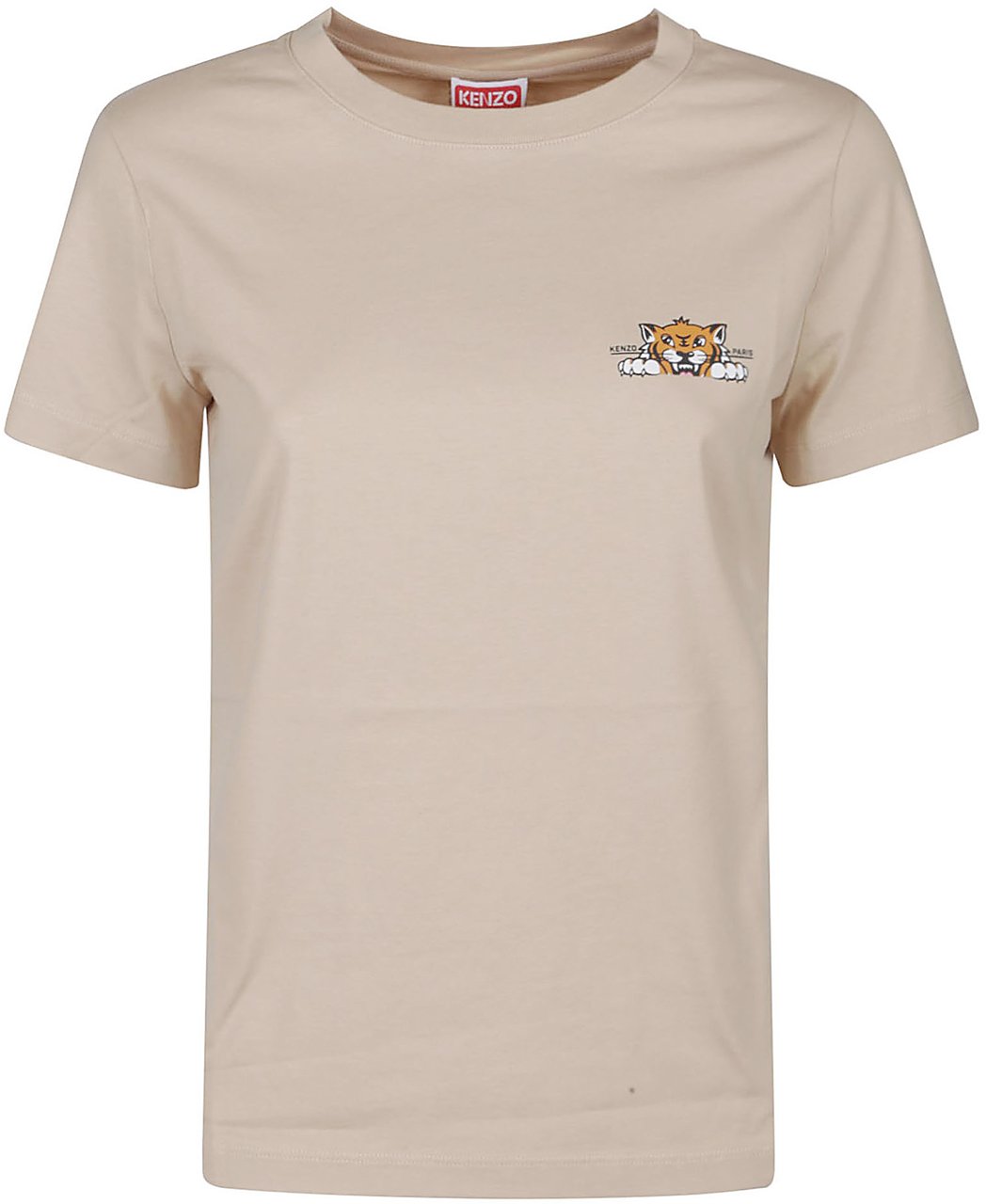Kenzo Gots Happy Tiger Classic T-shirt Brown Bruin