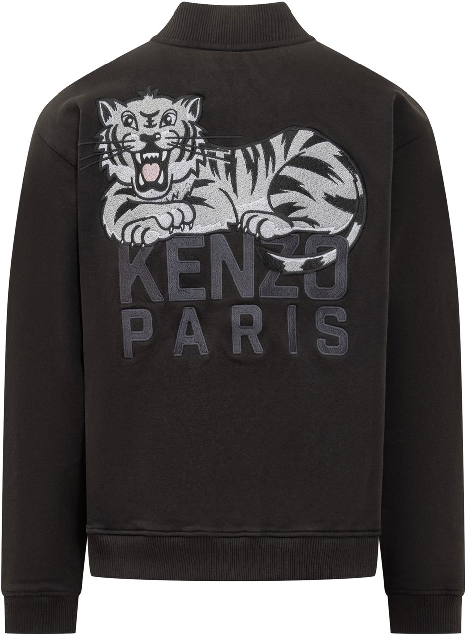 Kenzo Bomber con Ricamo Zwart