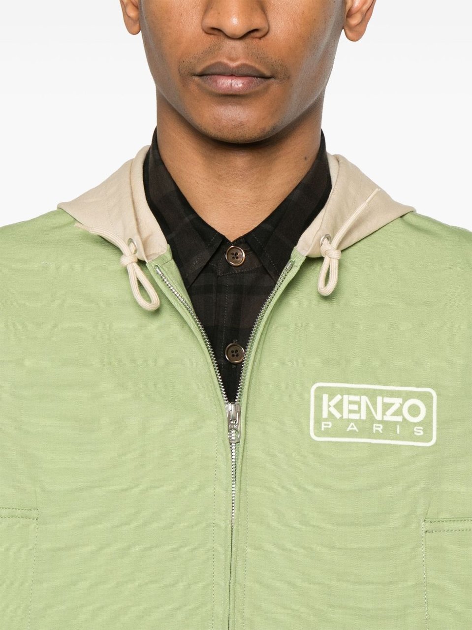 Kenzo Cropped Boxy Jacket Neutraal