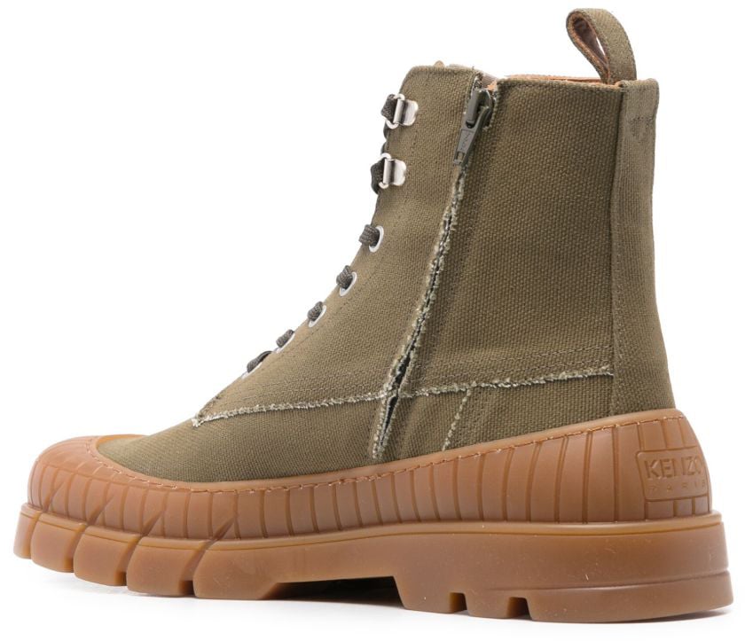 Kenzo Boots Khaki Donkergroen