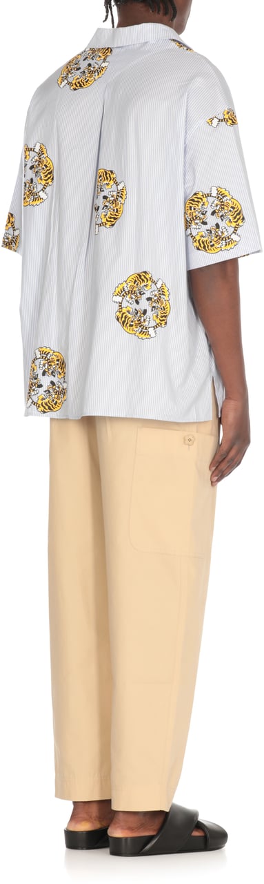 Kenzo Shirts Light Blue Blauw