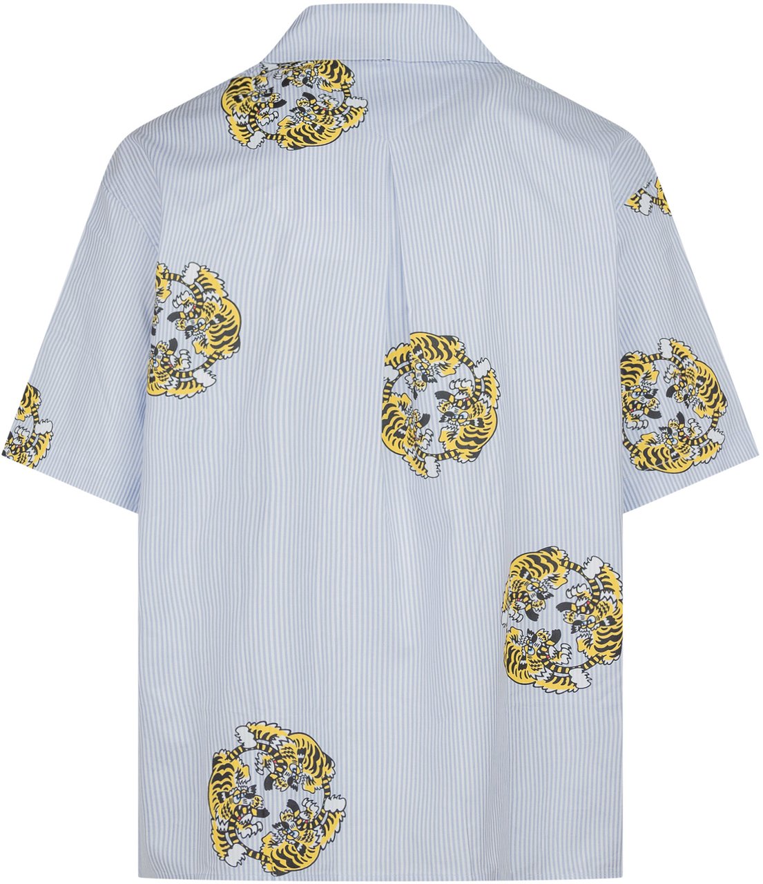 Kenzo Camicia Hawaiian Lichtblauw