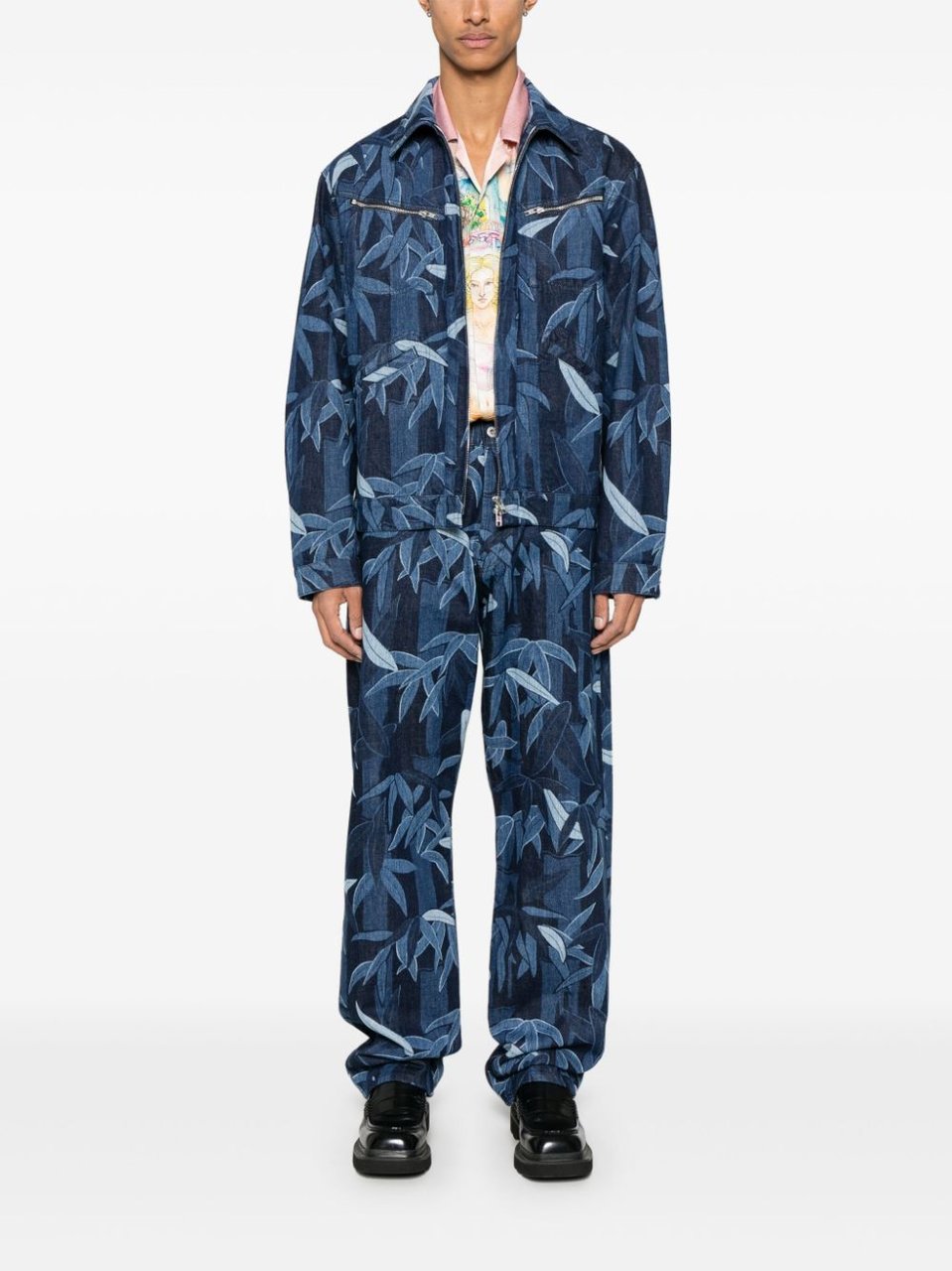 Kenzo Indigo Blue Trousers Groen
