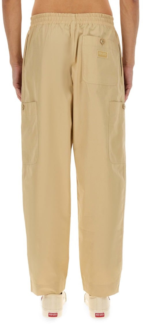 Kenzo Relaxed Fit Cargo Jogging Pants Neutraal