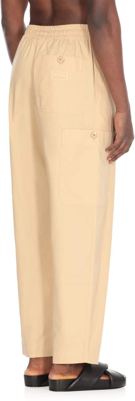 Kenzo Trousers Beige Beige