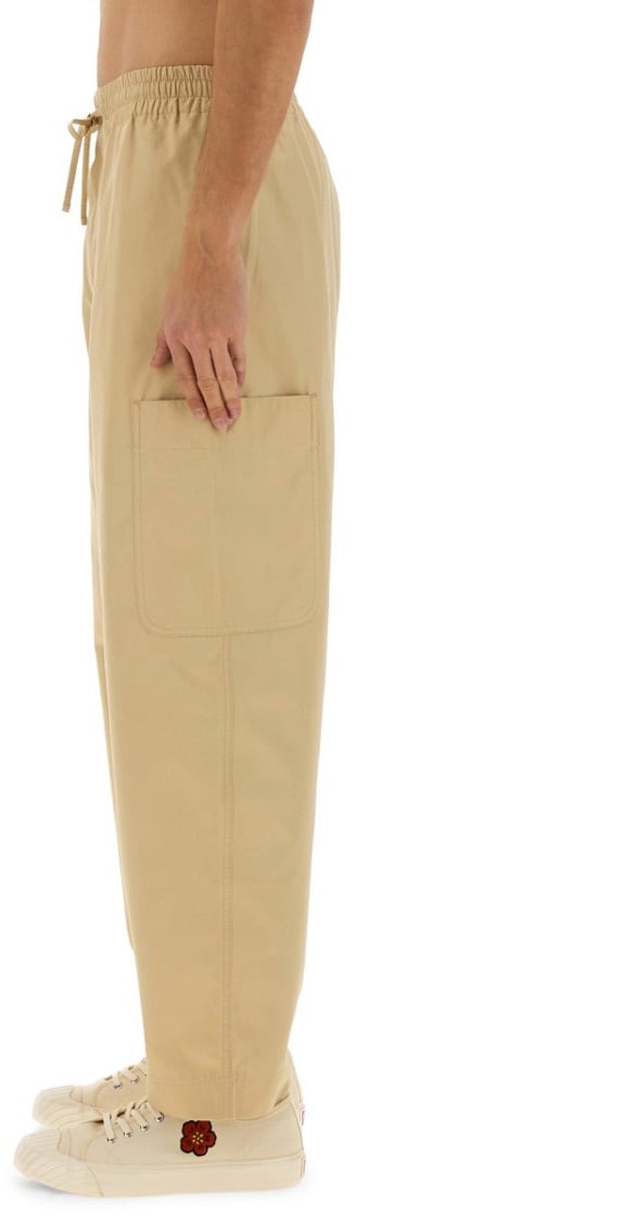 Kenzo Relaxed Fit Cargo Jogging Pants Neutraal