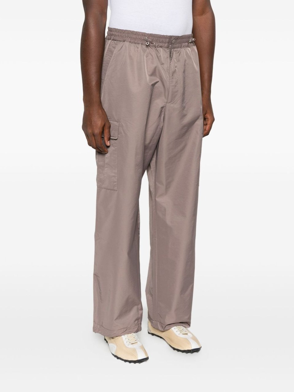 Kenzo Relaxed Fit Beige Trousers Roze
