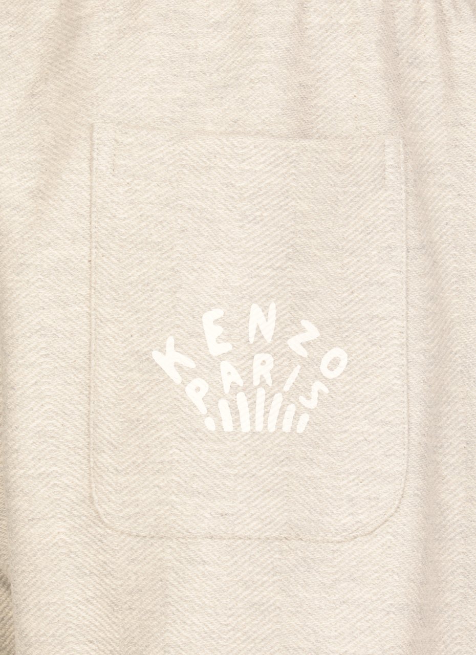 Kenzo Trousers Grey Grijs