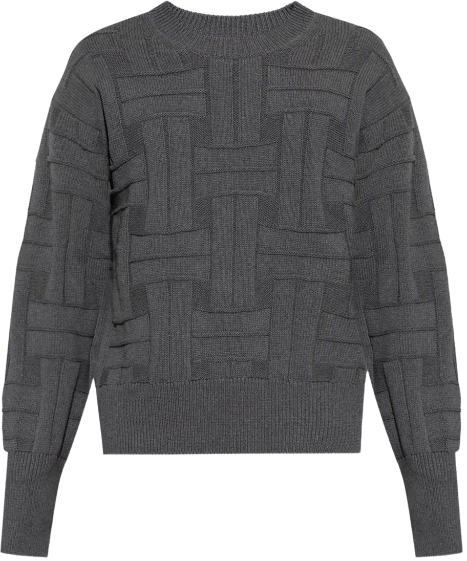 Kenzo pull en maille texturee Grijs