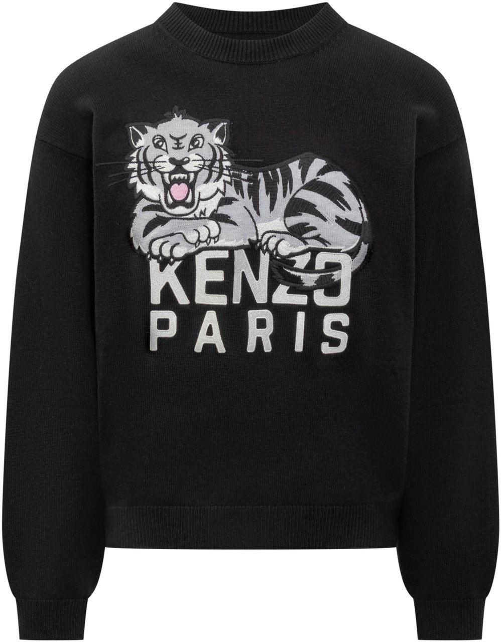 Kenzo Maglia Happy Tiger Zwart