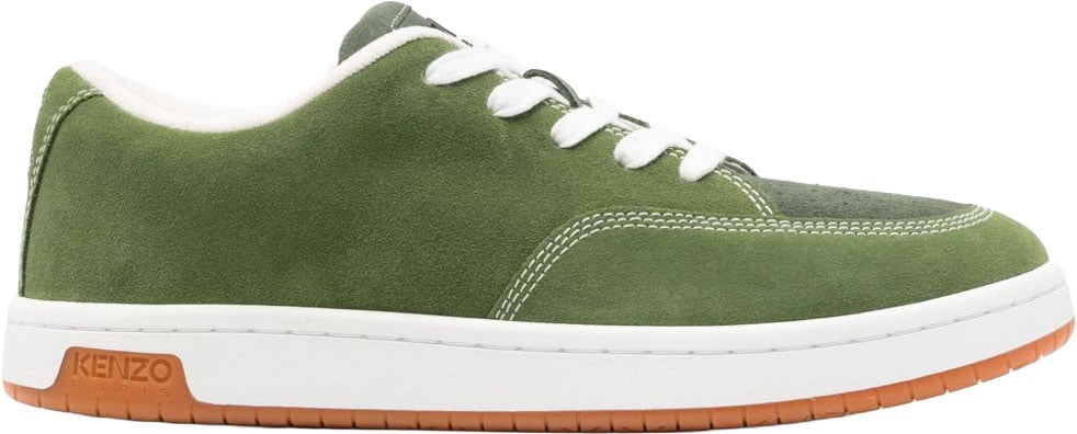 Kenzo Sneakers Olive Donkergroen
