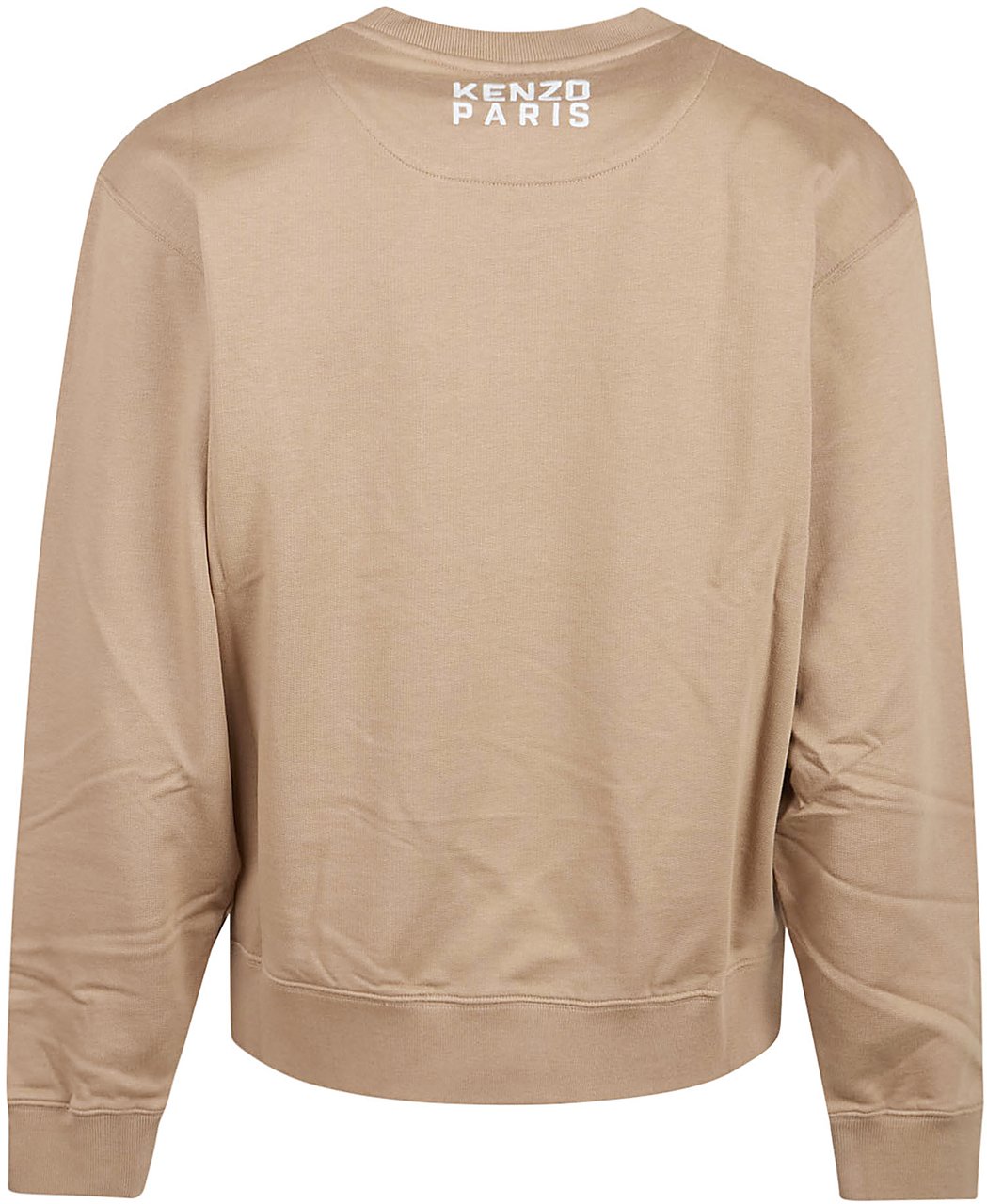 Kenzo Happy Tiger Embroidere Classic Sweatshirt Brown Bruin