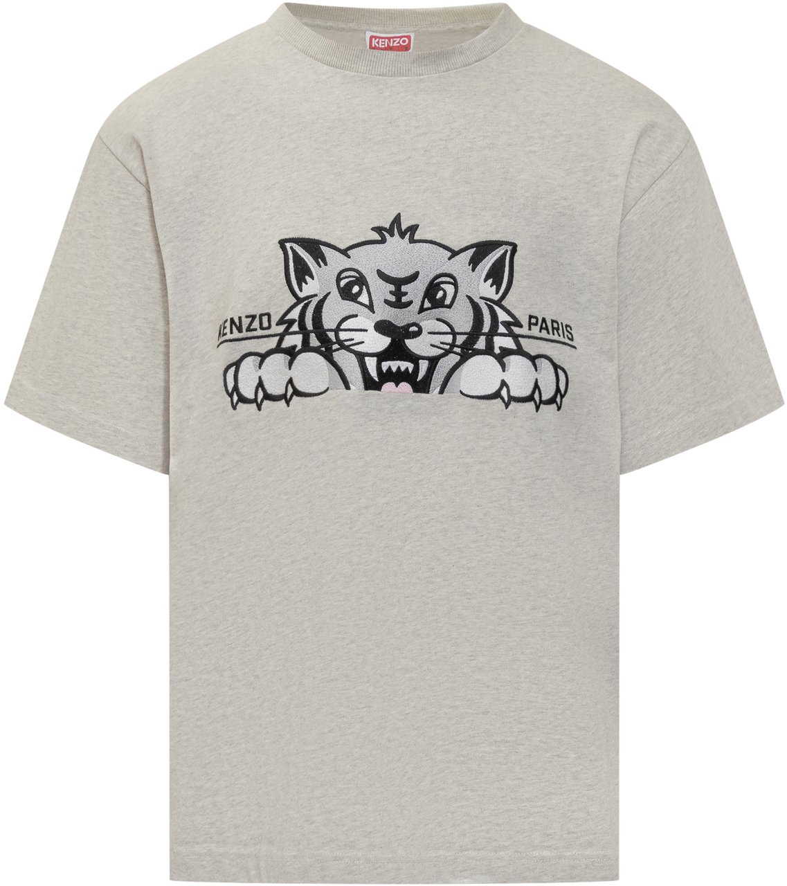 Kenzo T-Shirt Tiger Lichtgrijs