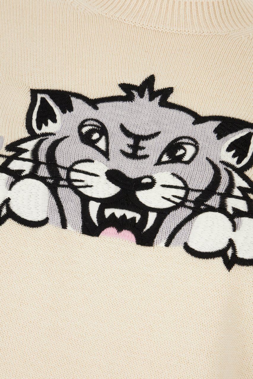Kenzo Kenzo Sand wool blend sweater Neutraal