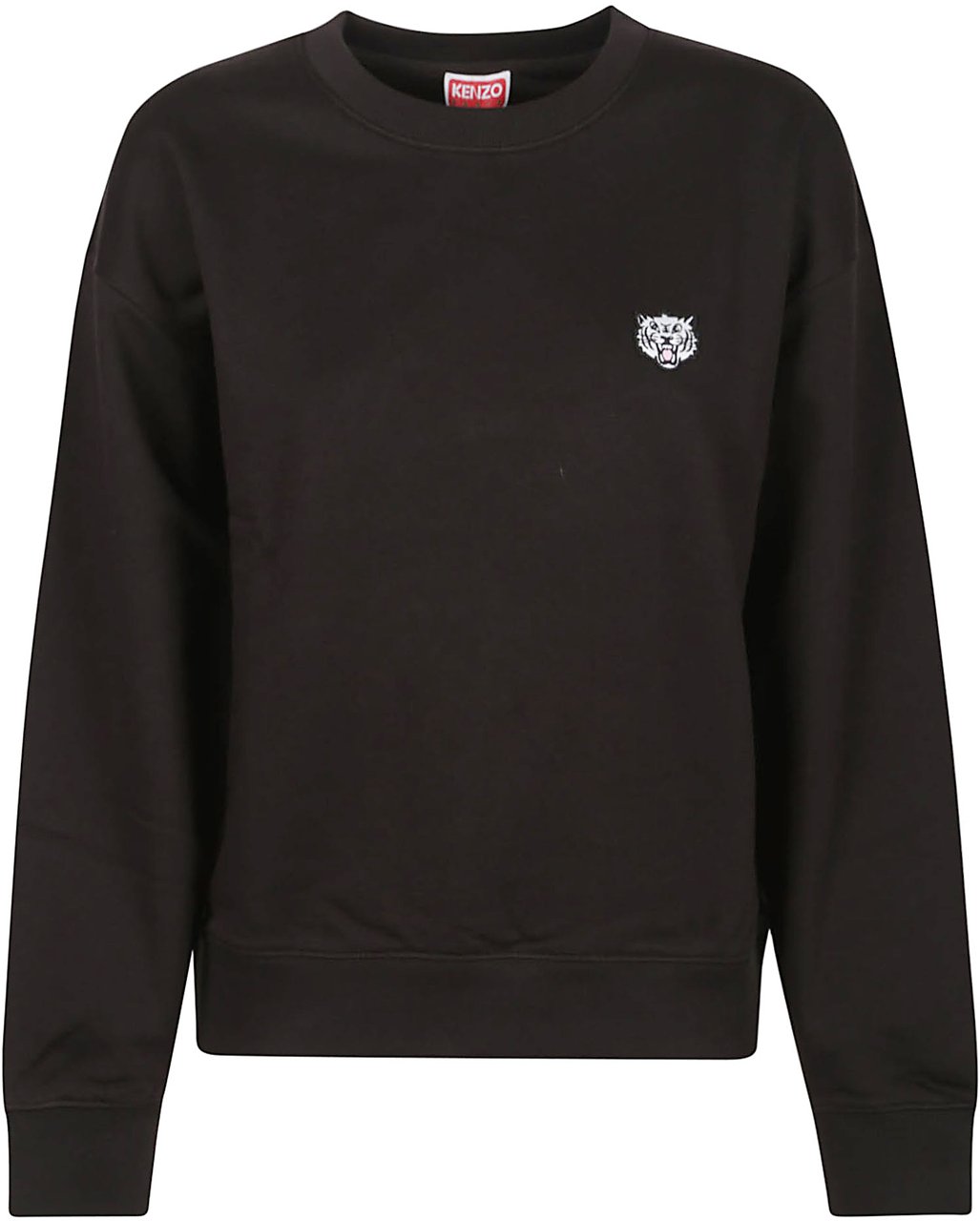 Kenzo Kenzo Happy Tiger Classic Sweatshirt Black Zwart