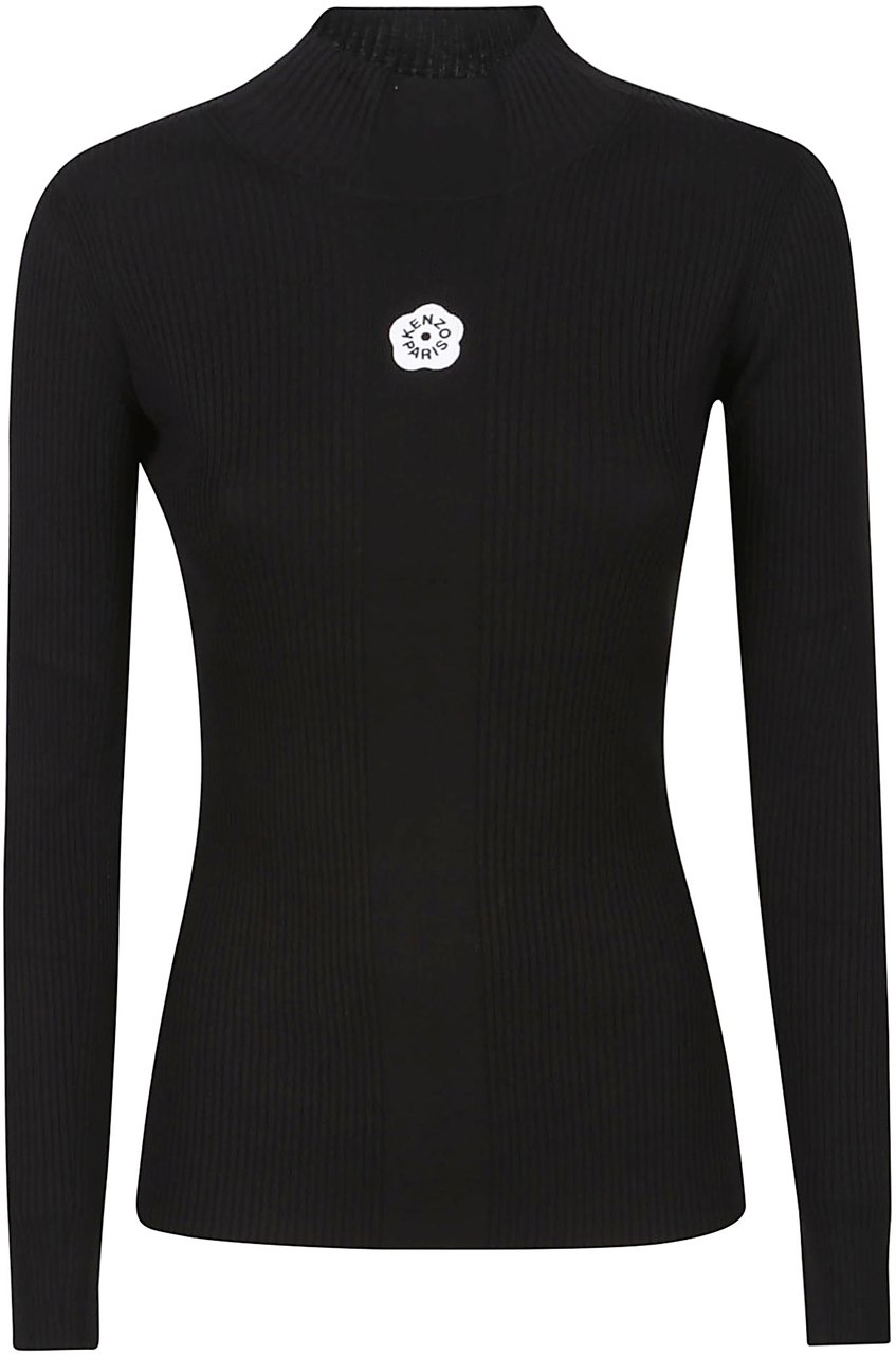 Kenzo Boke Flower 2.0 Long Sleeve Top Black Zwart