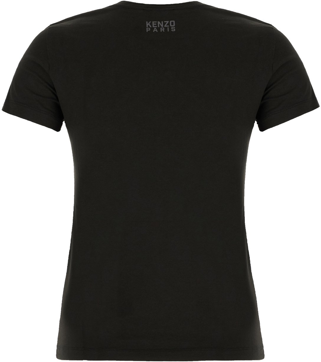 Kenzo Kenzo Black cotton t-shirt Zwart
