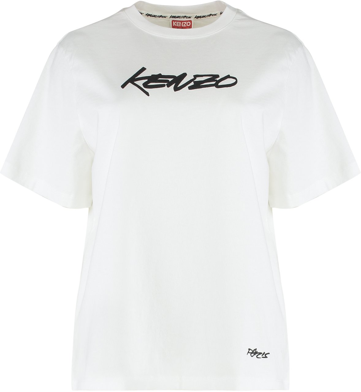 Kenzo Kenzo x Futura 2000 - Crew neck t-shirt in cotton Wit