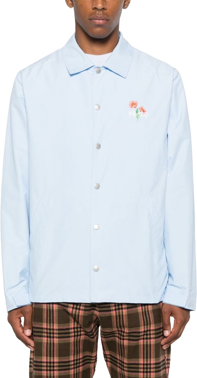 Kenzo Jackets Glacier Lichtblauw