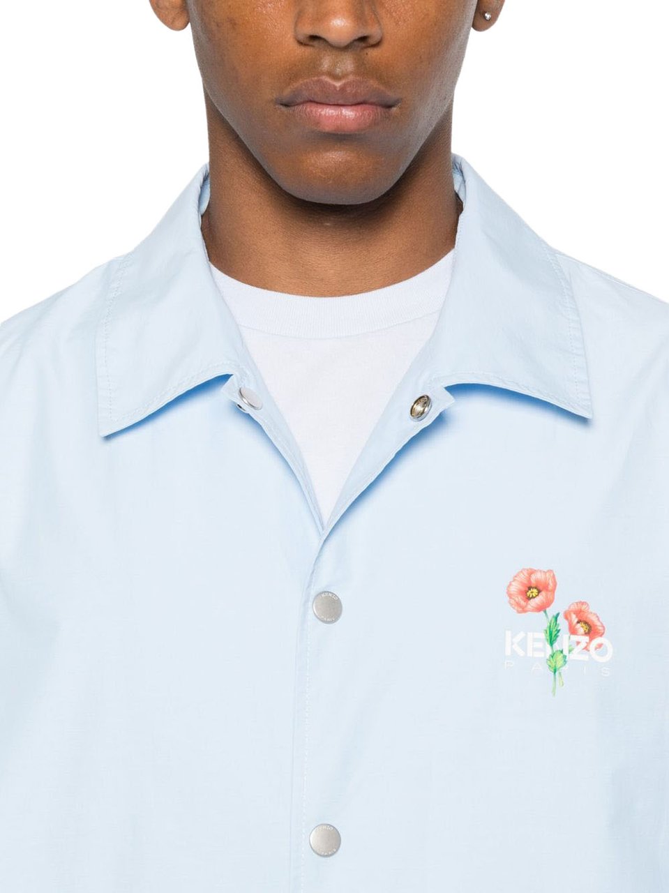 Kenzo Jackets Glacier Lichtblauw