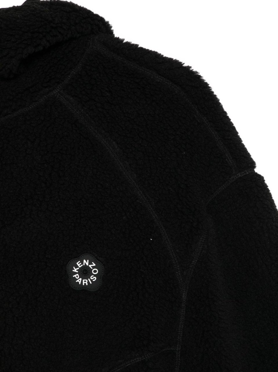 Kenzo Teddy Fleece Jacket Zwart