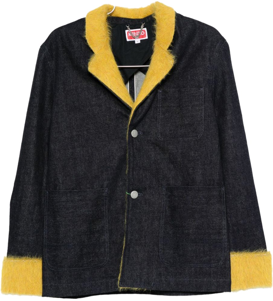 Kenzo Sweaters Denim Blauw