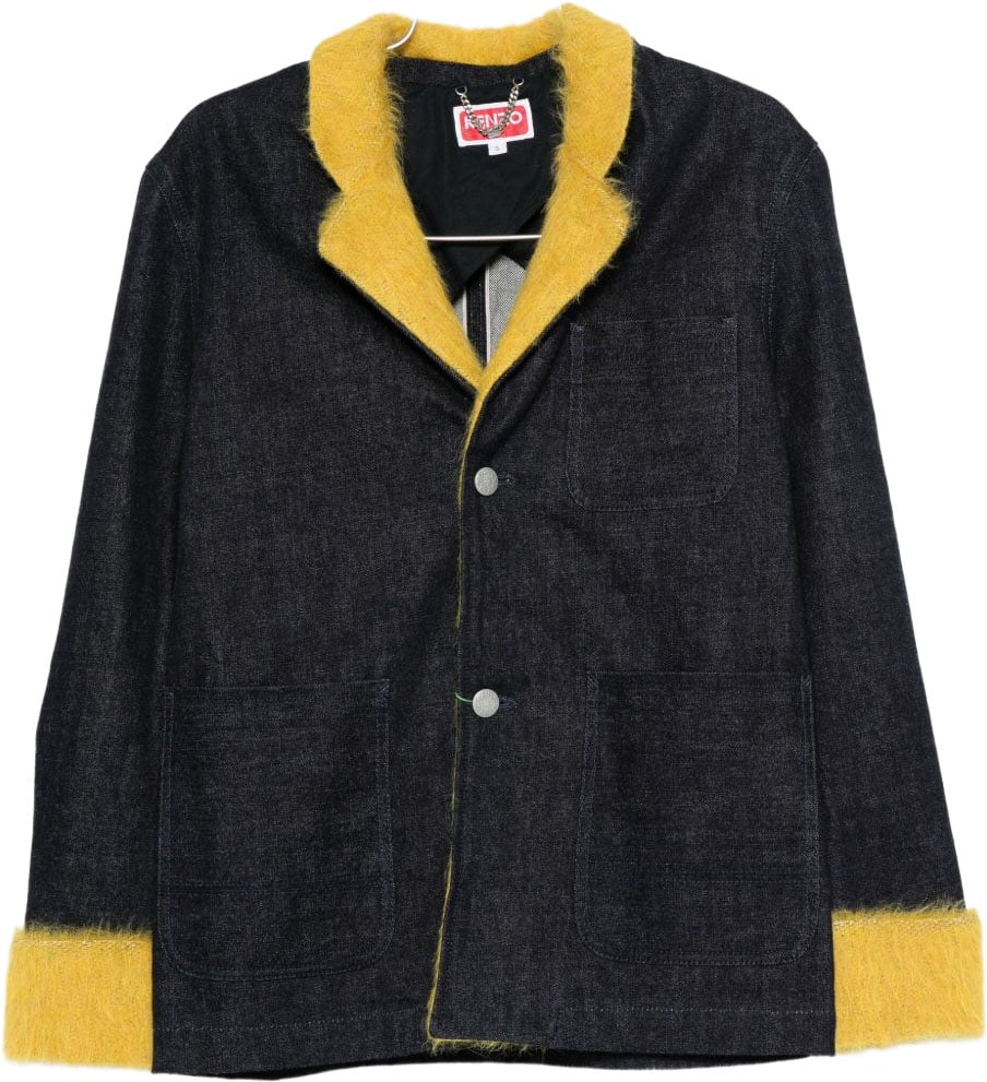 Kenzo Sweaters Denim Navy