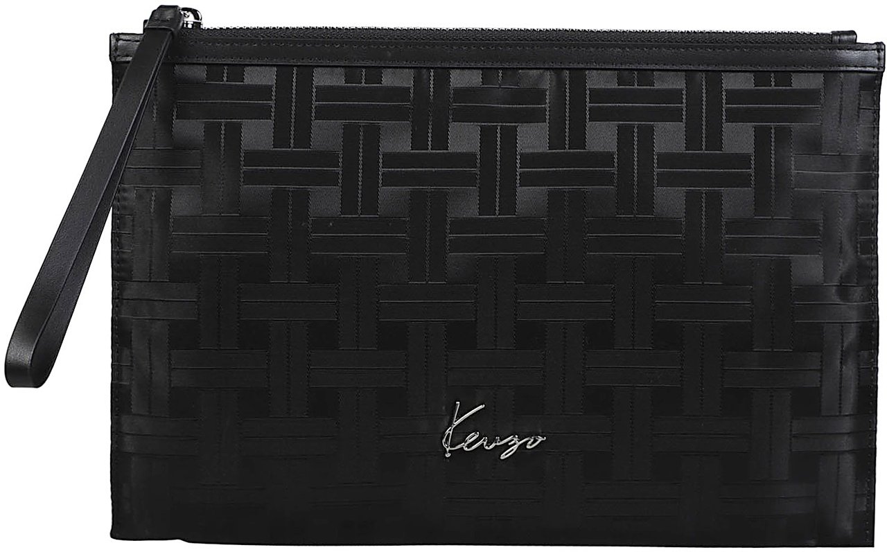 Kenzo Kenzo Mura Large Pochette Black Zwart