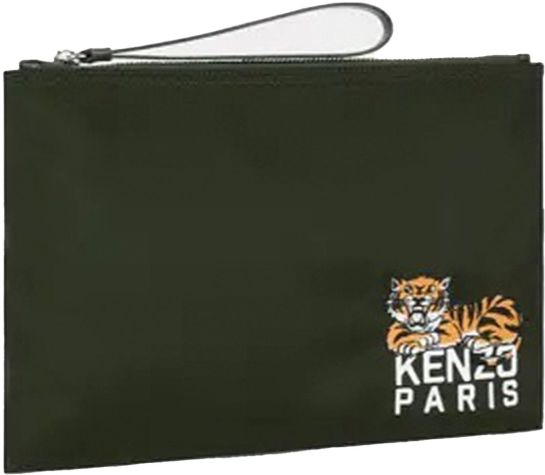 Kenzo Bags Dark Khaki Bruin