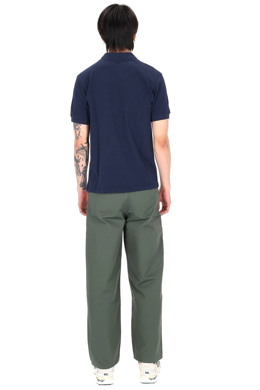 Kenzo Slim Boke Flower Cotton Piquet Polo Shirt Zwart
