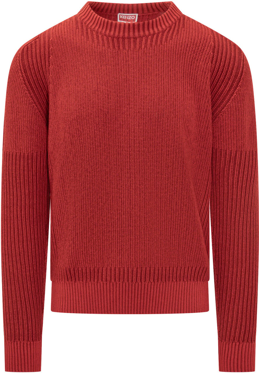 Kenzo Maglione Rosso a Girocollo Uomo Rood