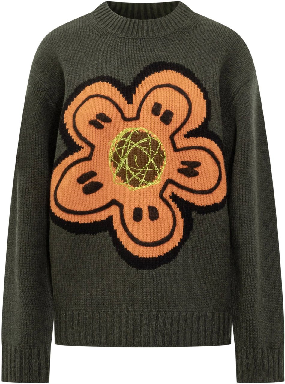 Kenzo Maglione Kenzo con Fiore Grafico Groen