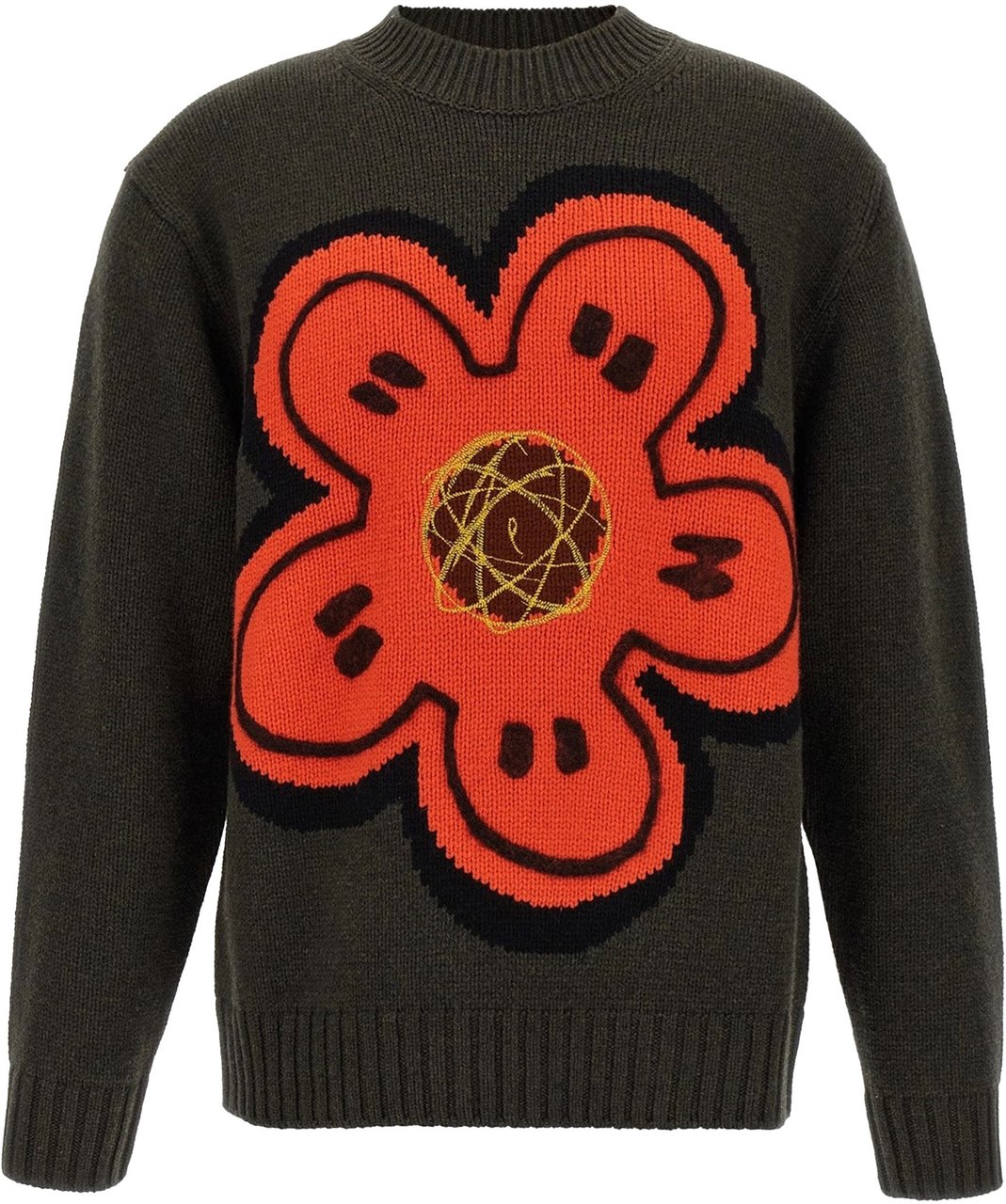 Kenzo Sweaters Khaki Bruin
