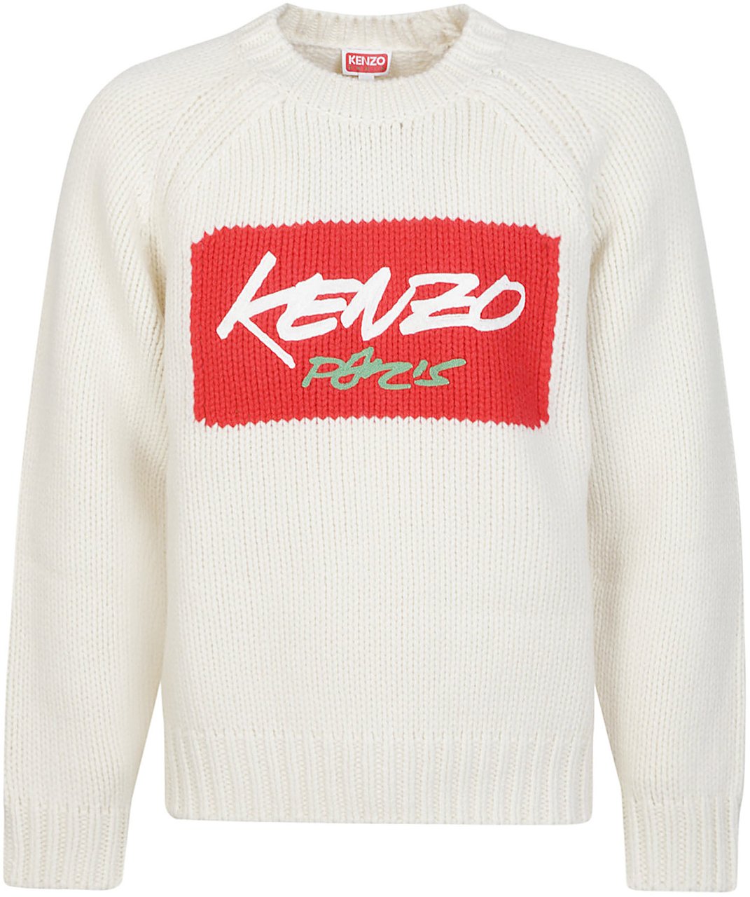Kenzo Rws Kenzo Futura Sweater White Wit