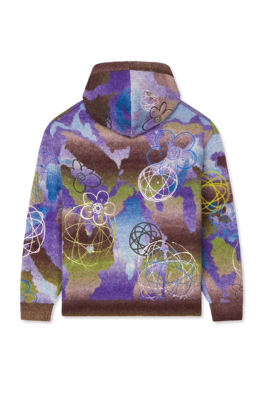 Kenzo X Futura 2000 Special Embroidered Hoodie Zwart