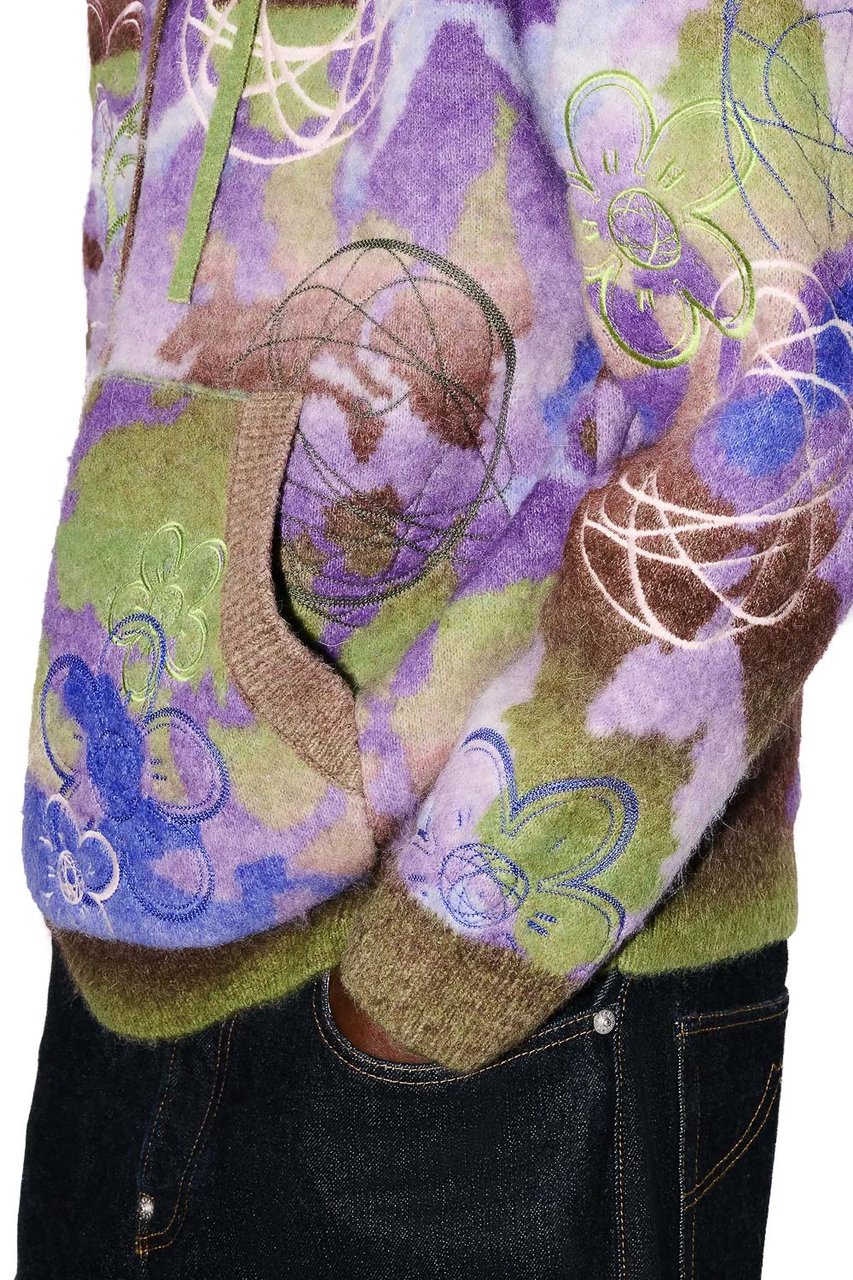 Kenzo X Futura 2000 Special Embroidered Hoodie Zwart