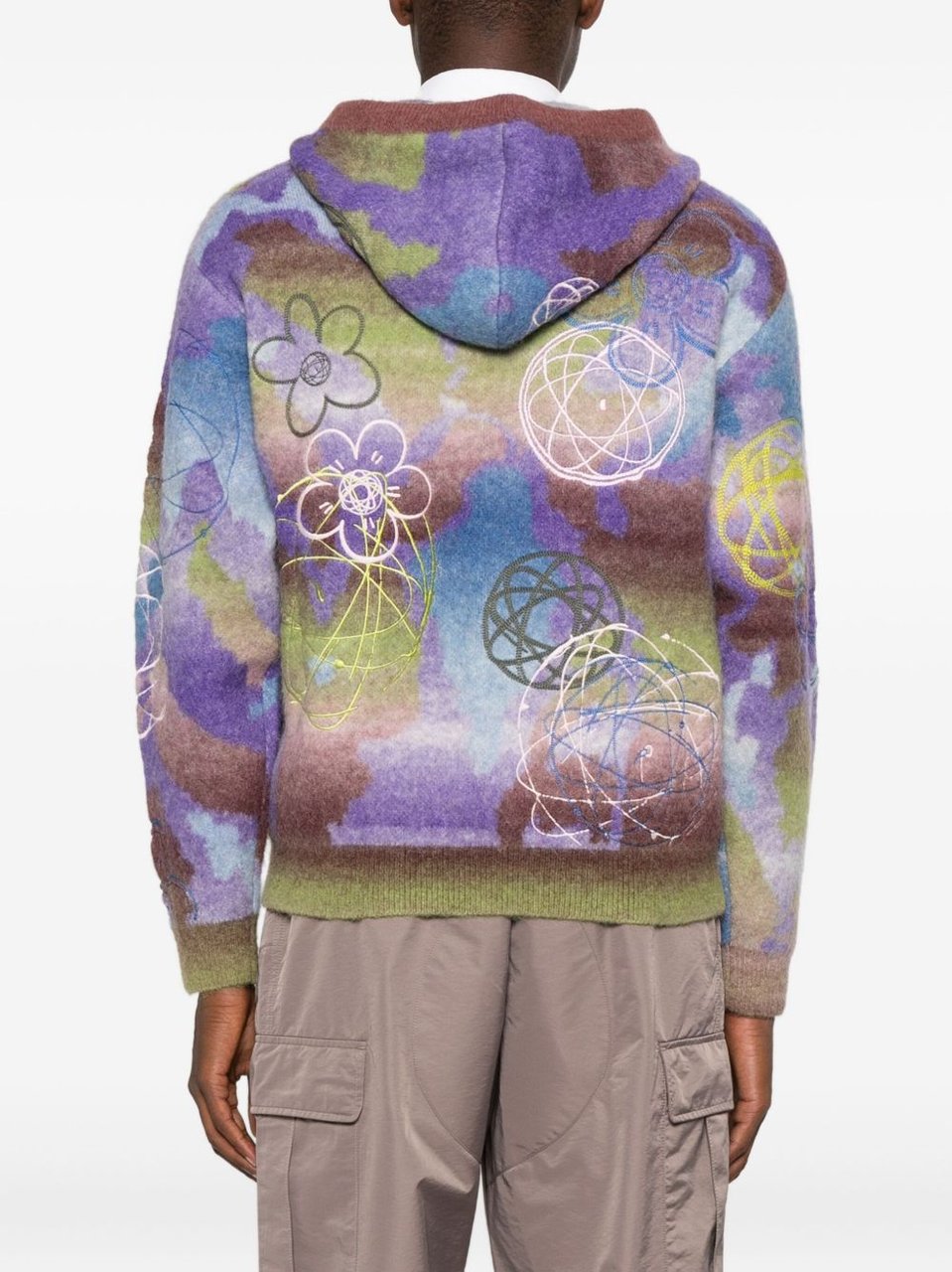 Kenzo X Futura 2000 Special Embroidered Hoodie Zwart