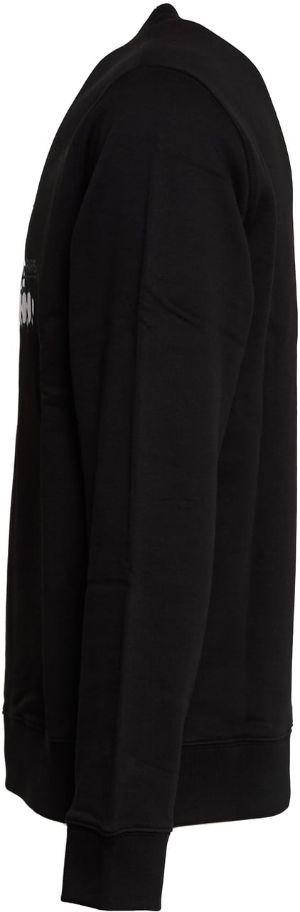 Kenzo Felpa Ricamata Kenzo Happy Tiger Di Cotone Zwart