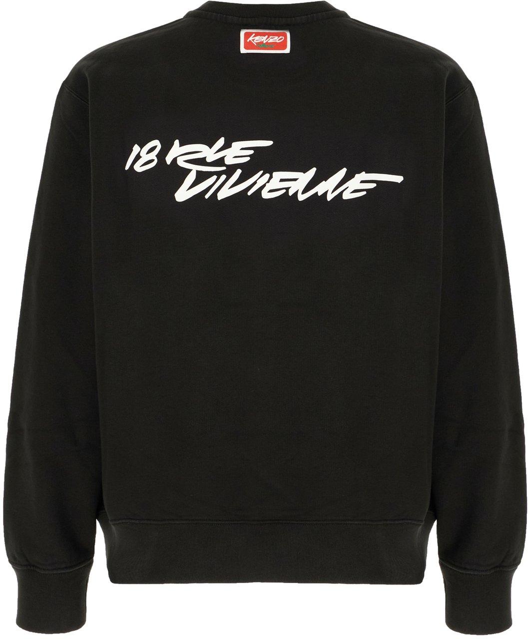 Kenzo Slate cotton sweatshirt Zwart