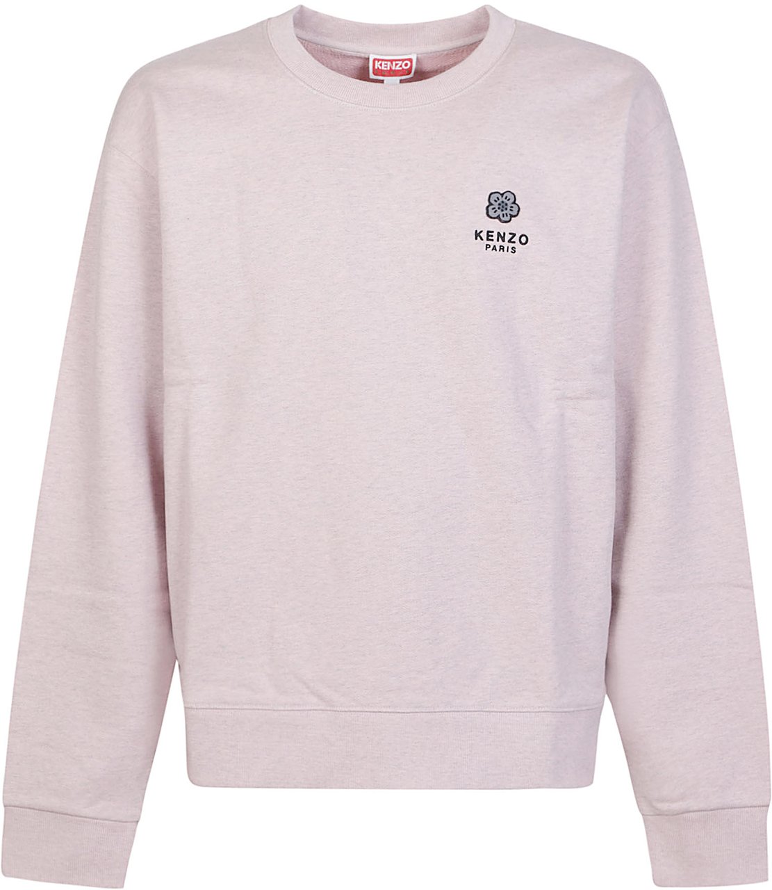 Kenzo Gots Boke Flower Embroidered Classic Sweatshirt Pink & Purple Roze
